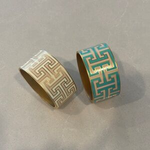 EUC Spartina 449 Gold and Turquoise Bracelets